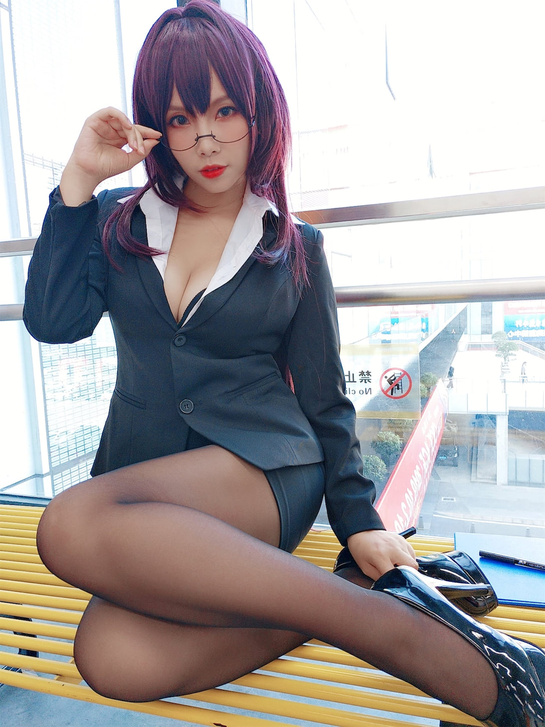 Neko-薇薇斯卡哈黑丝自拍11图插图