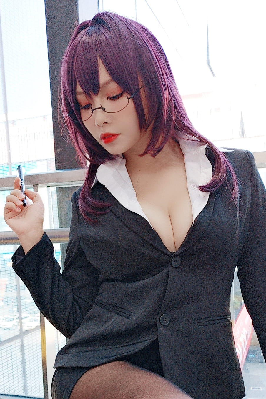 Neko-薇薇斯卡哈黑丝自拍11图插图1