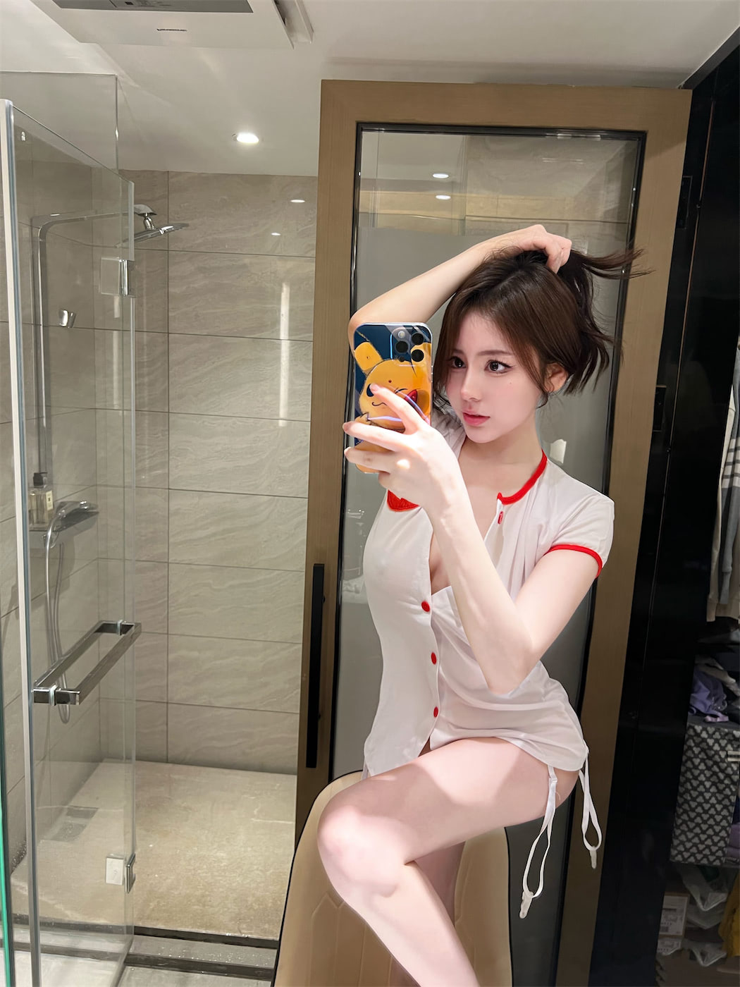 陈妮妮UNI纯欲小护士熟女76图插图1