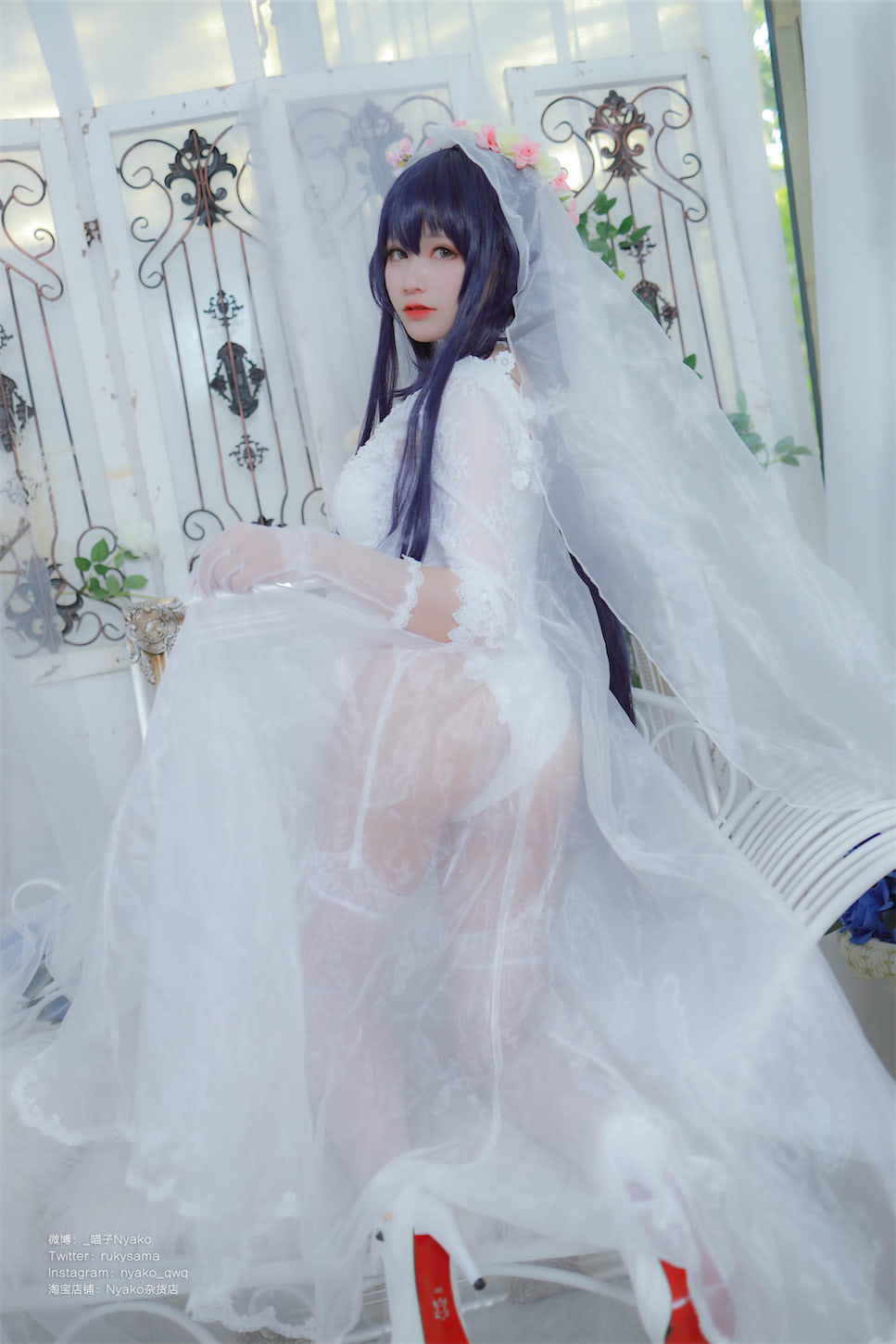 Nyako喵子吾妻婚纱58图插图