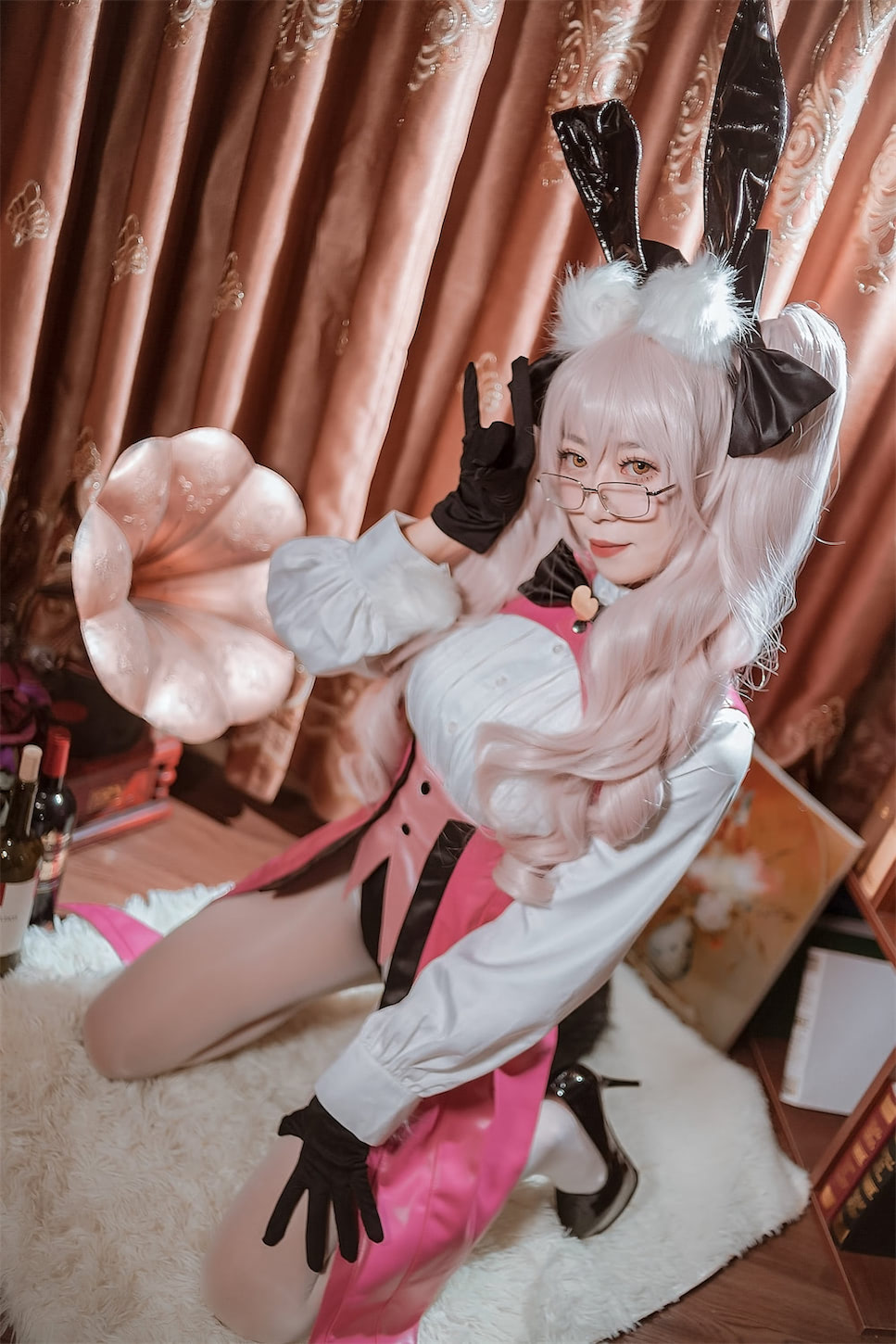 Money冷冷玉澡前兔女郎20图插图1