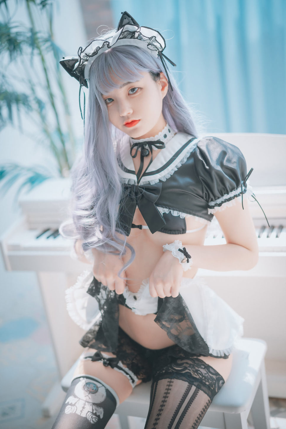 Jenny정제니女仆大厦水手服200图插图