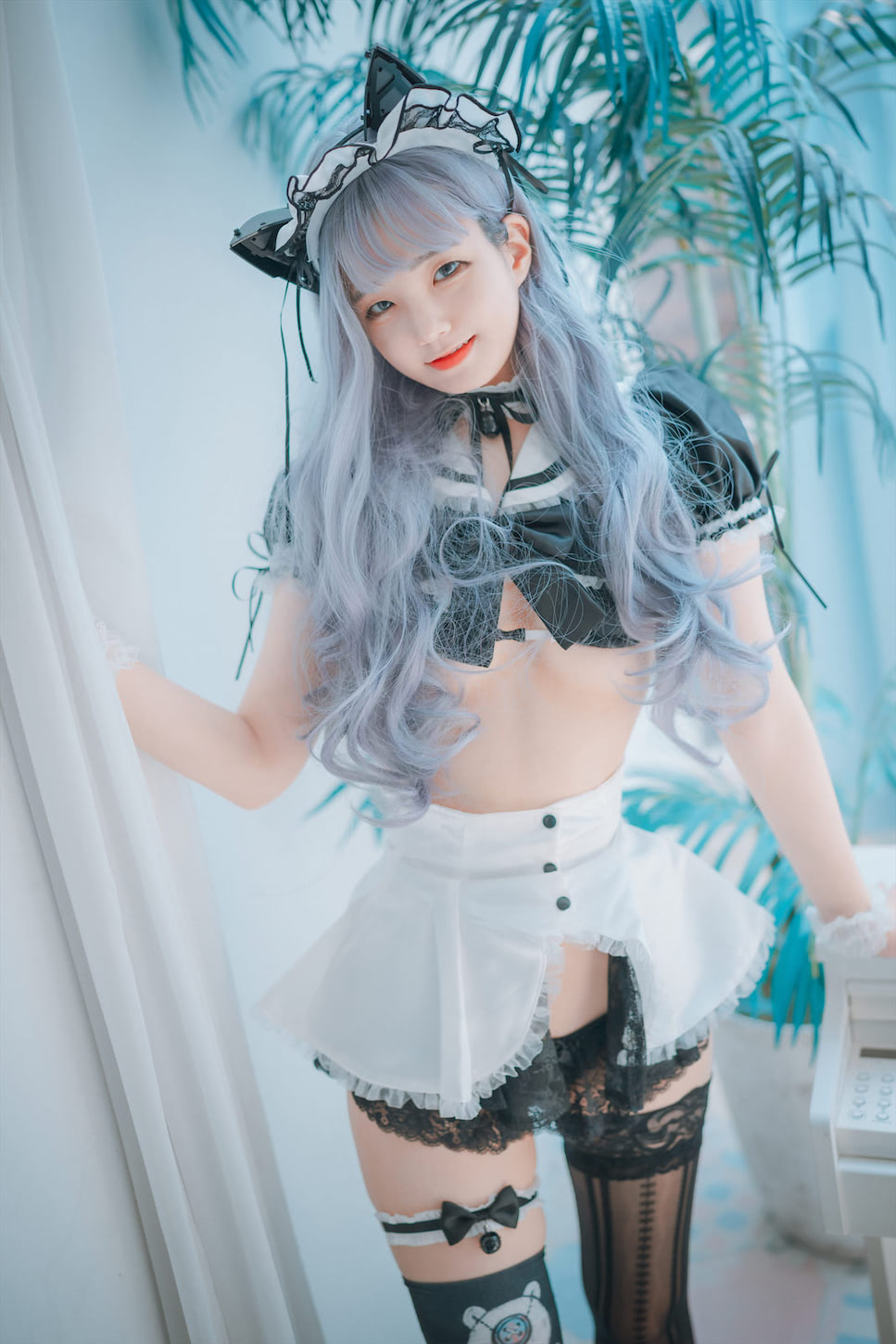 Jenny정제니女仆大厦水手服200图插图1