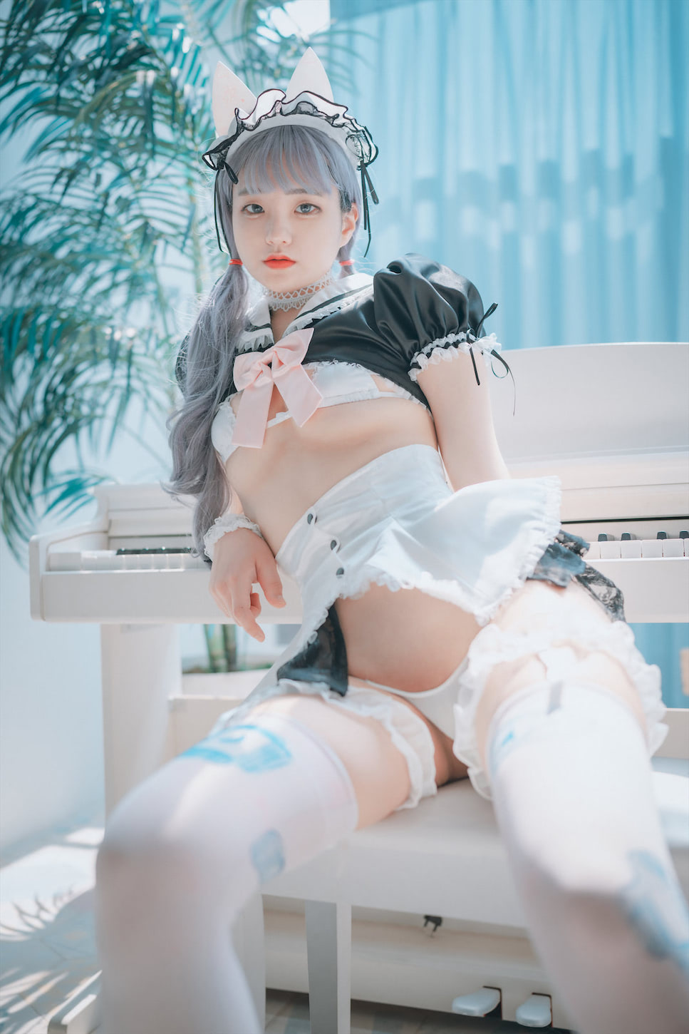 Jenny정제니女仆大厦水手服200图插图5