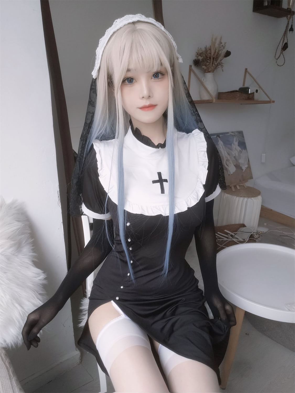 蜜汁猫裘修女34图6视频插图1